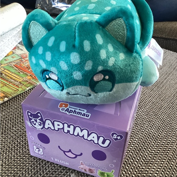 Aphmau MeeMeows STINGRAY CAT Under The Sea 6" Plush Litter 5 - Picture 1 of 5